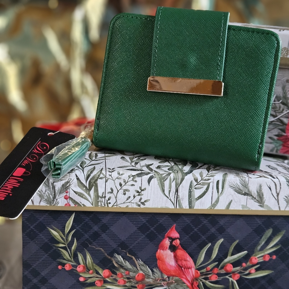 Emerald Green Mini Wallet